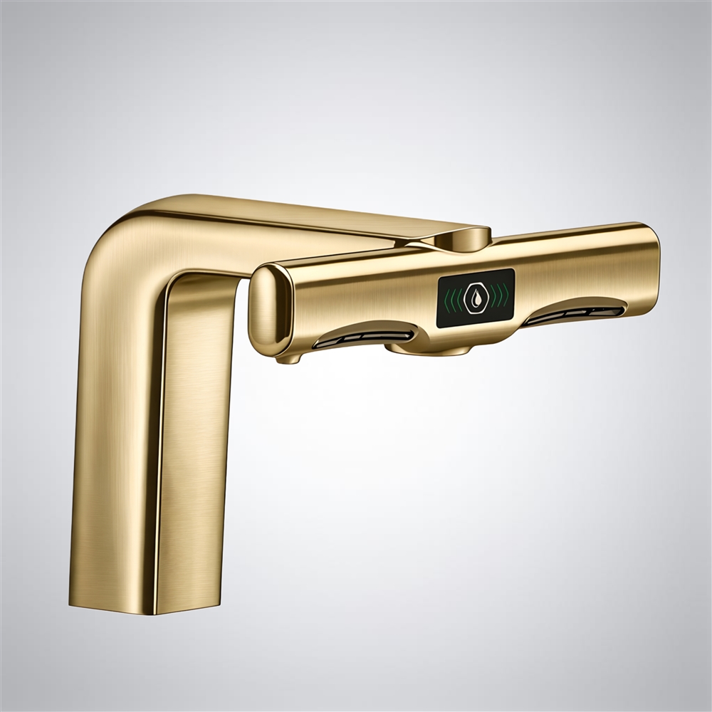 Fontana BreezeSphereâ„¢ â€“ Brushed Gold TouchFree