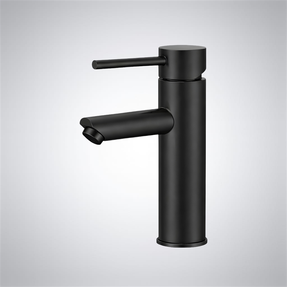 FontanaVectorOne Matte Black Architectural Deck Mount Basin Faucet