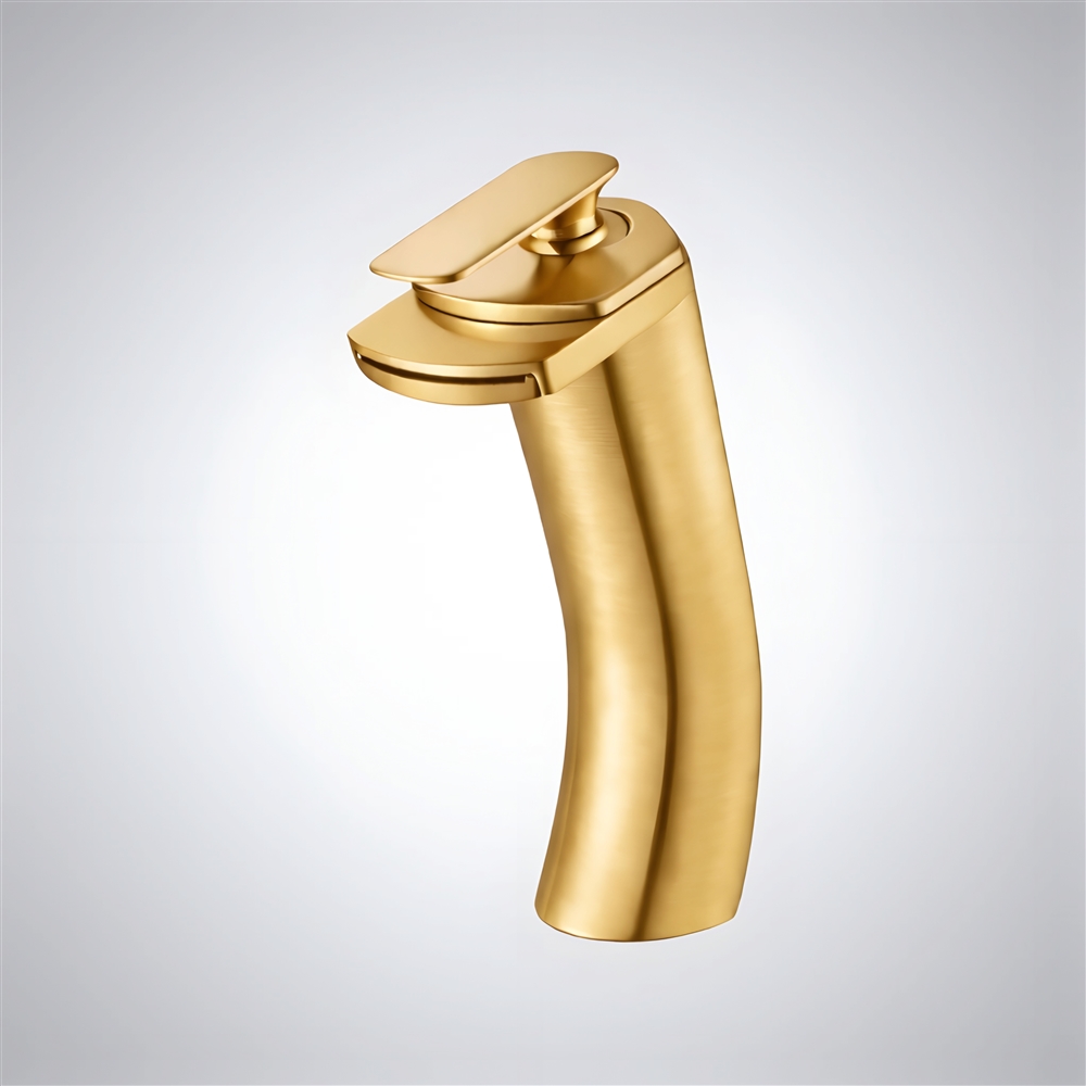 Fontana MonoHelixâ„¢ â€“ Satin Brass PVD Form