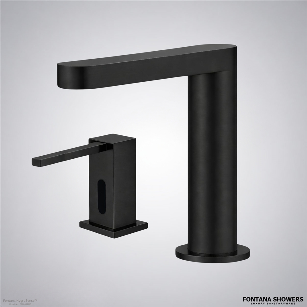 Matte black touchless pair