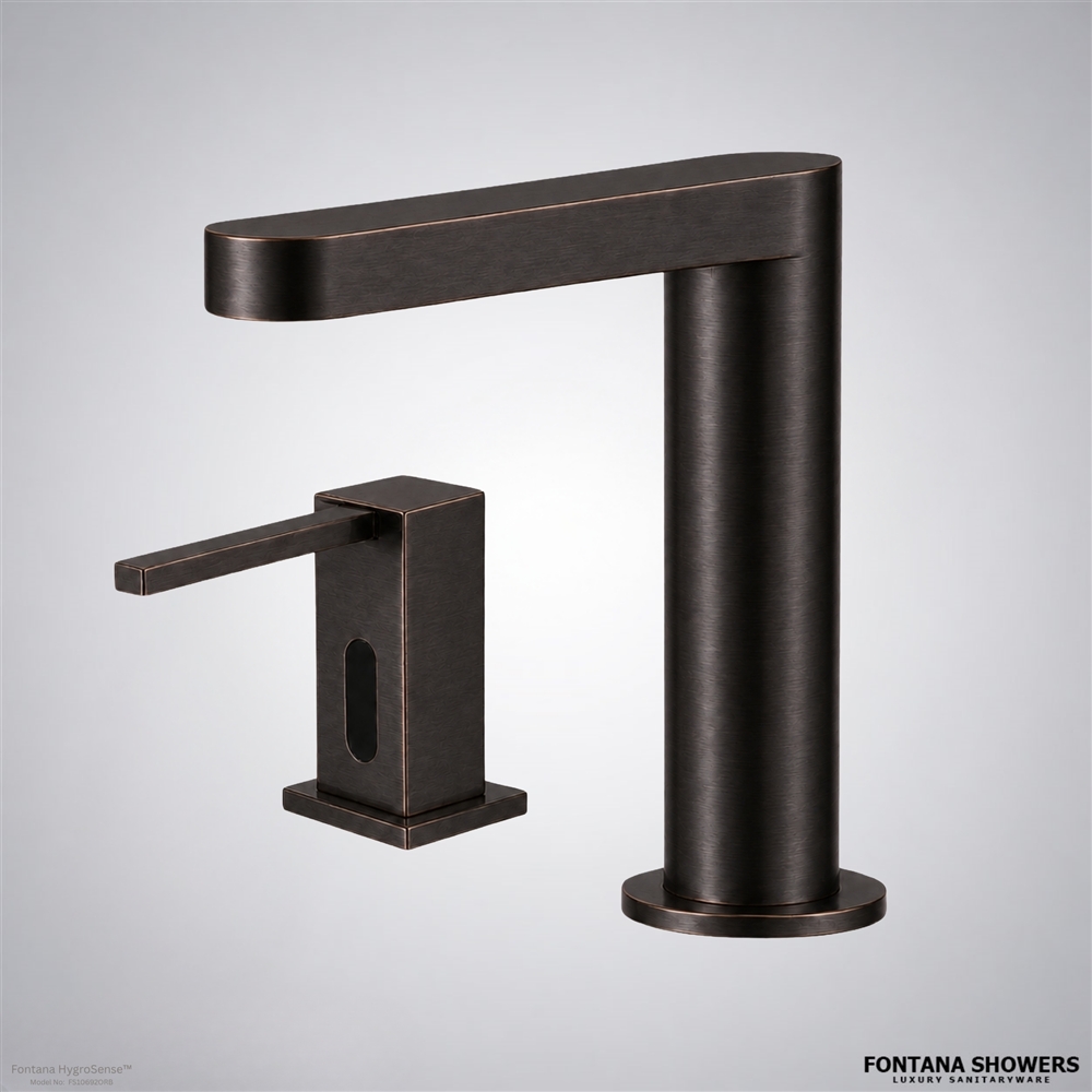 Bronze touchless washroom system