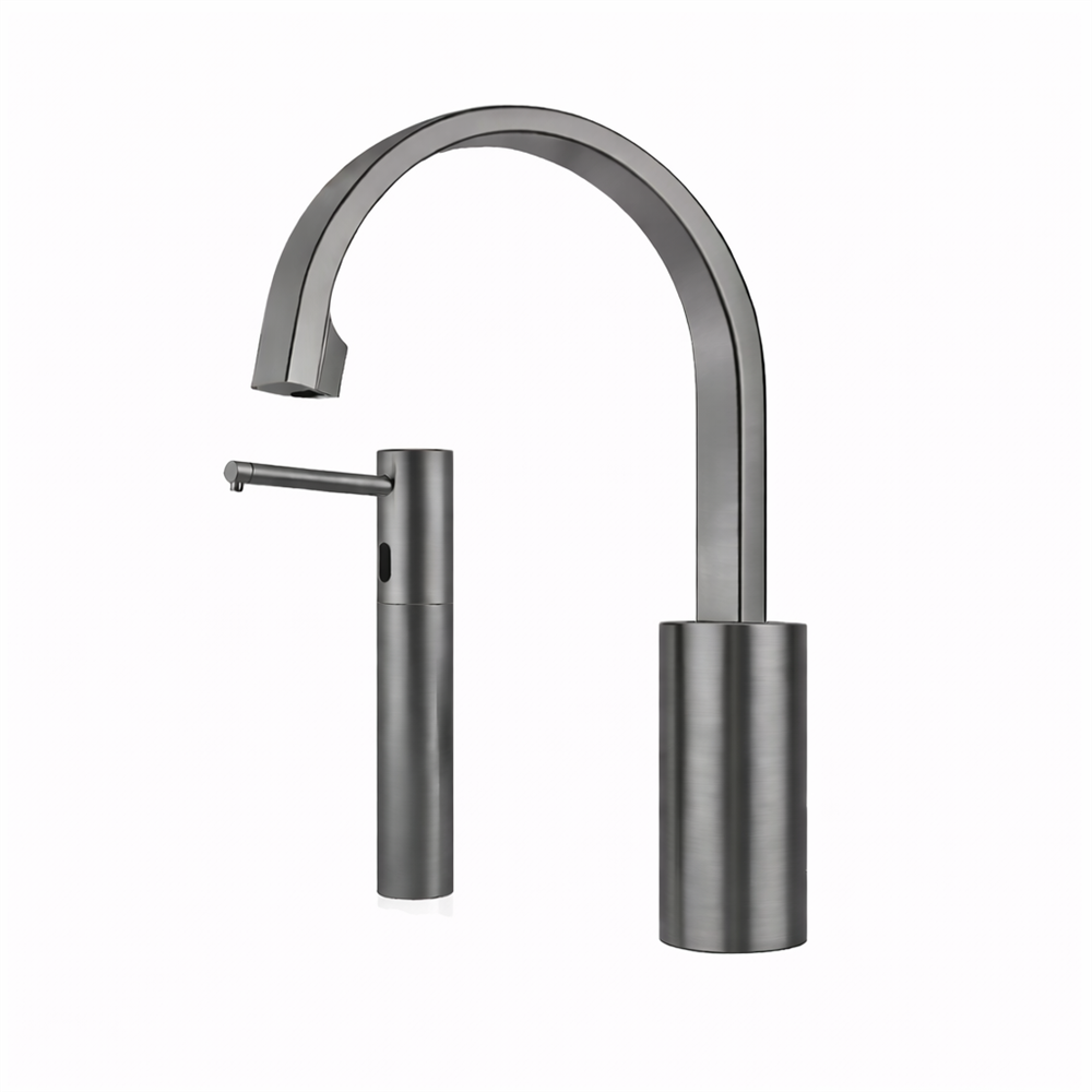 Fontana HydroSensaâ„¢ Series â€“ Gunmetal Brass Touchless Duo