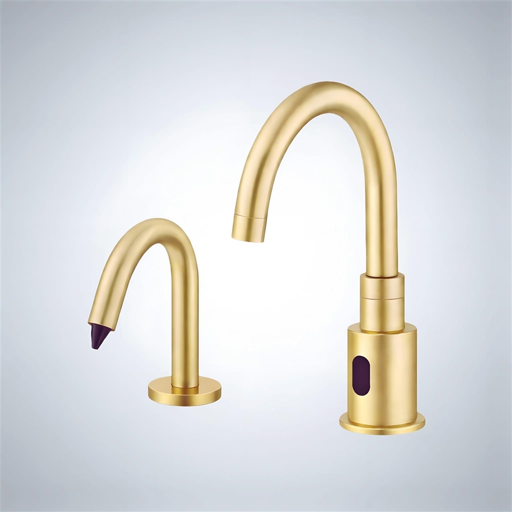 Fontana SenseGuardâ„¢ â€“ Brushed Gold TouchFree