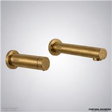 Antique brass touchless set