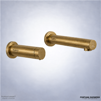 Antique brass touchless set