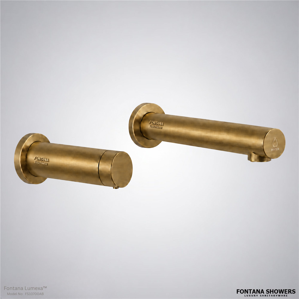 Antique brass touchless set