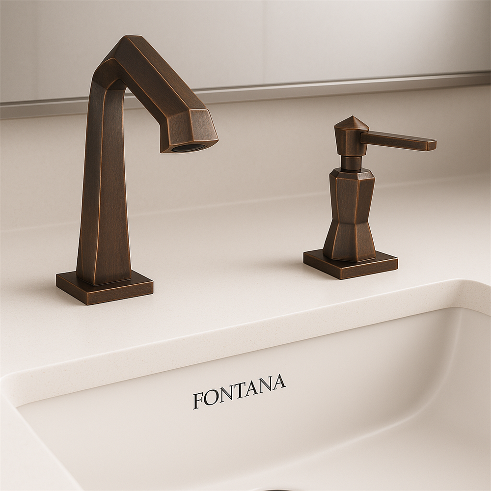 Fontana Faceted Column™  Collection – Oil Rubbed Bronze