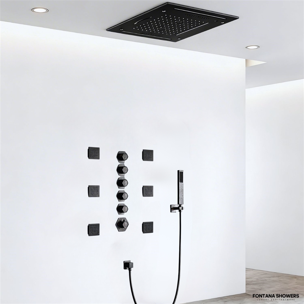 Fontana Aquorix™– Matte Black Streamline Harmony