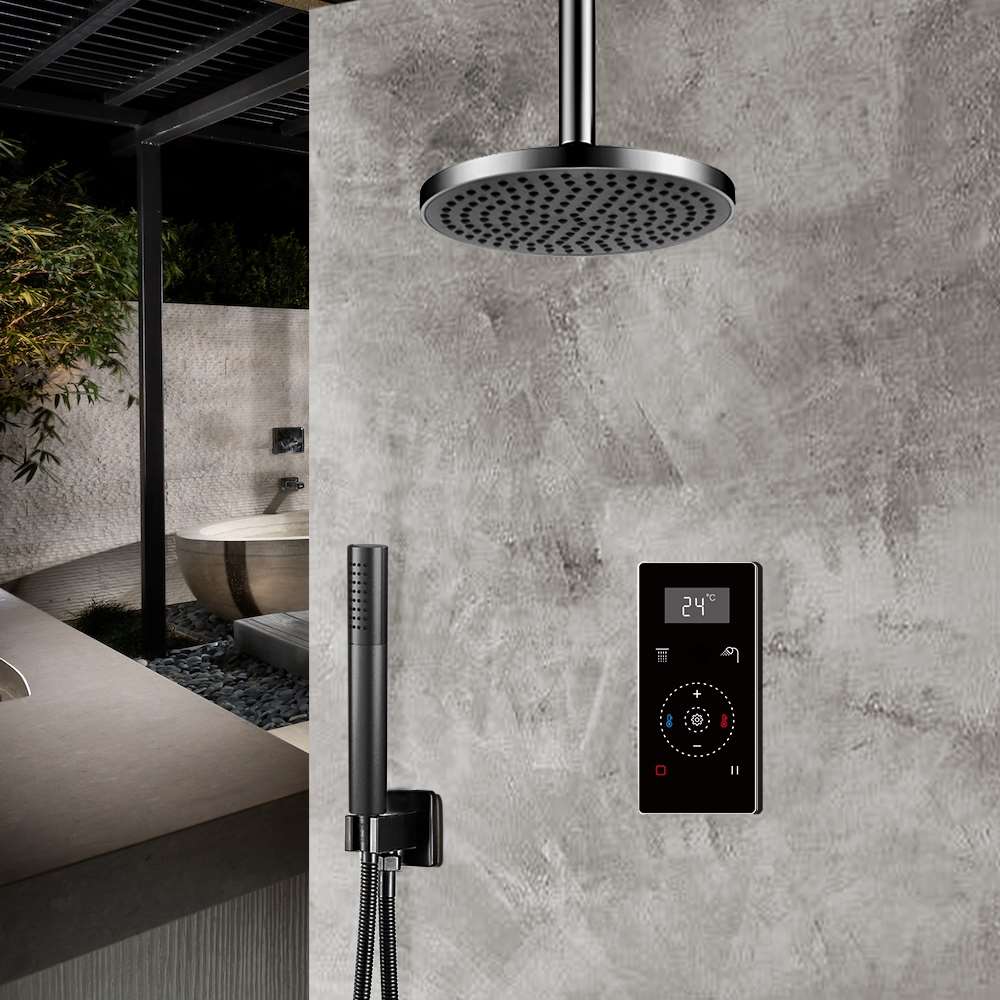 Automatic Thermostatic Shower System with Digital Display