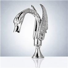Fontana Commercial Chrome Swan Automatic Sensor Hands Free Faucet
