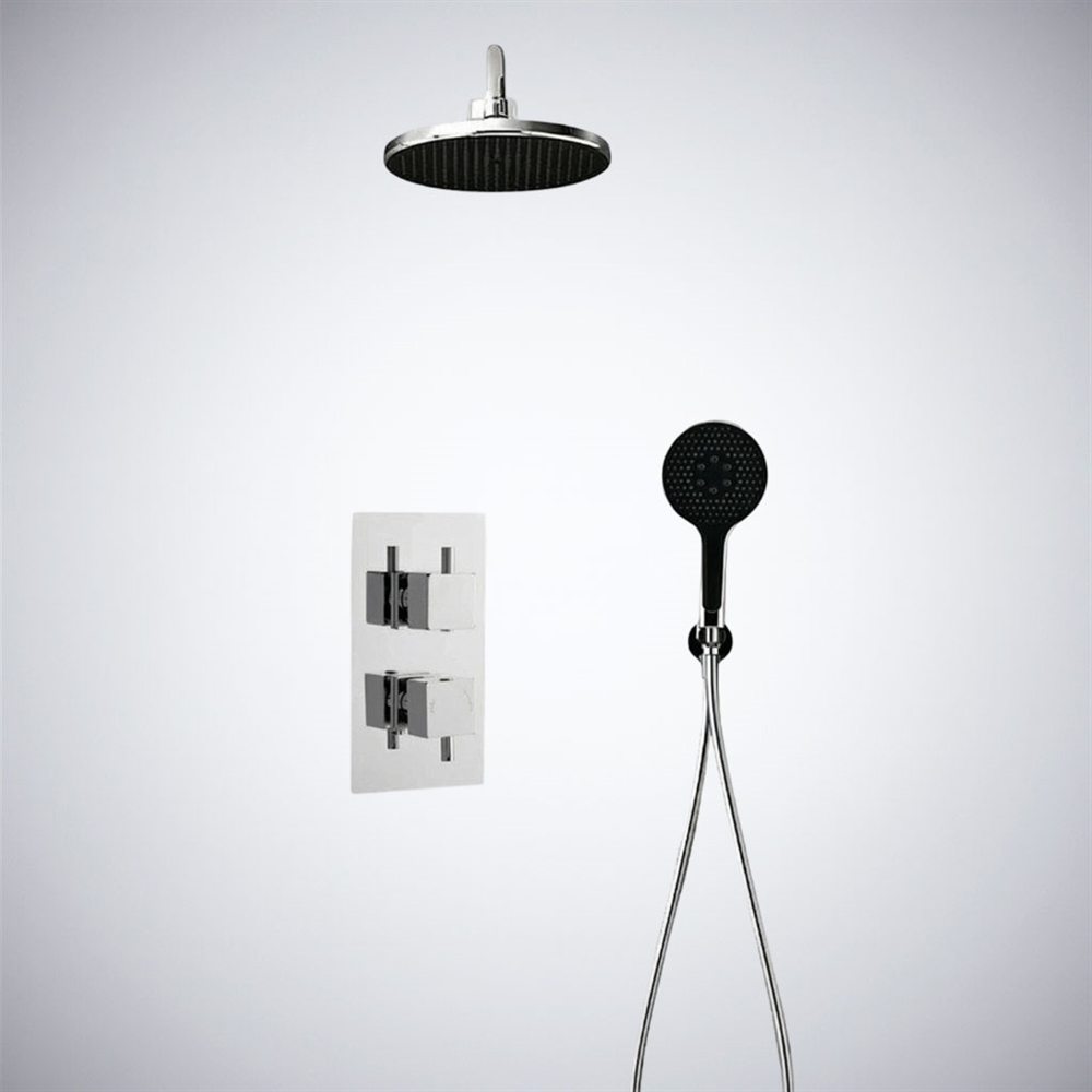 Fontana Zephorin Chrome RainStructure Wall-Mounted Shower System