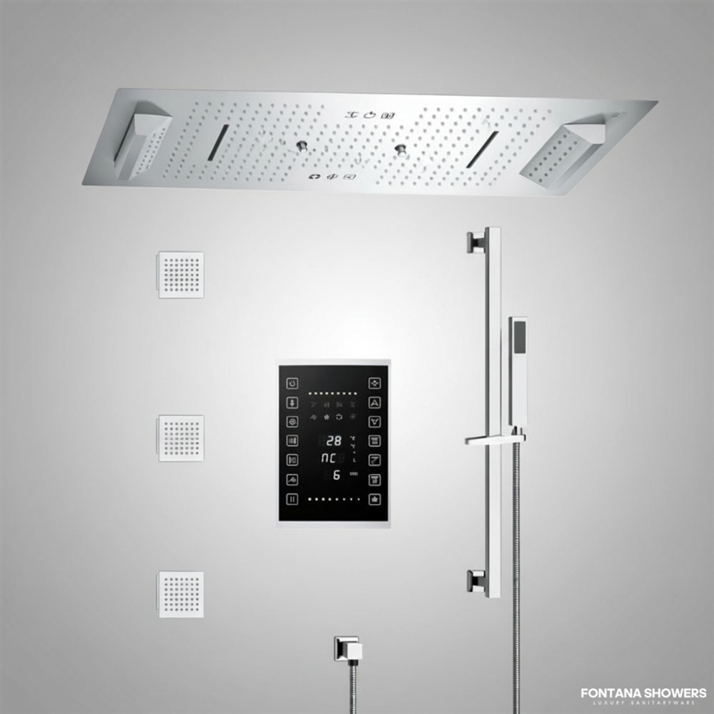 Fontana Velmira Chrome LED Digital Control Shower System
