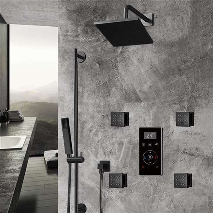 Digital ShowerSystem With Body Jets