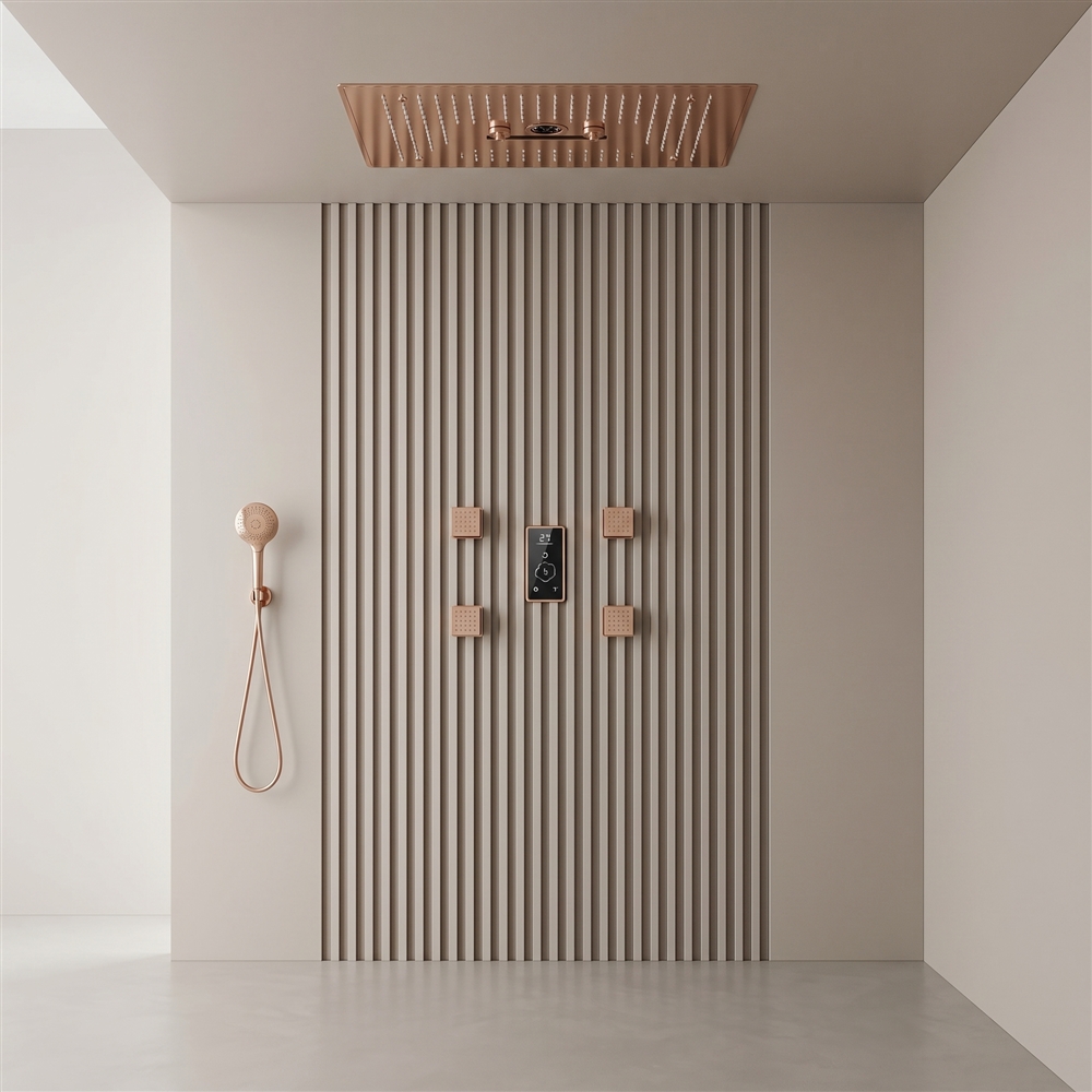 Fontana Nevarisâ„¢ Shower Set in Brushed Gold