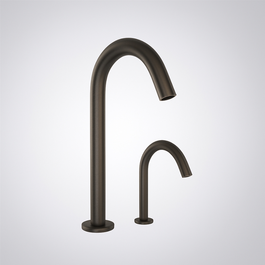 FontanaSanitiSense Oil Rubbed Bronze Touchless Faucet and Soap Dispenser Set