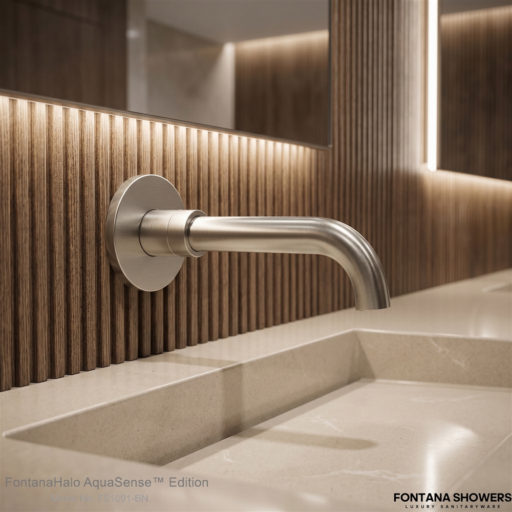 Fontana Brushed Nickel Bathroom Sink Faucet