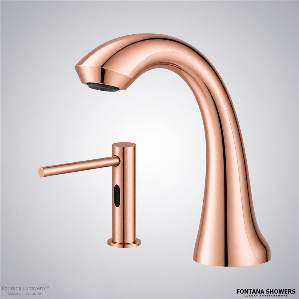 Fontana Lunaveroâ„¢ Touchless Set in  Rose Gold