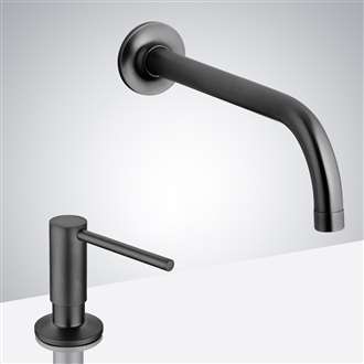 Fontana Commercial Revit Family Touchless Bathroom Faucet Dark ORB Touch less Automatic Sensor Faucet