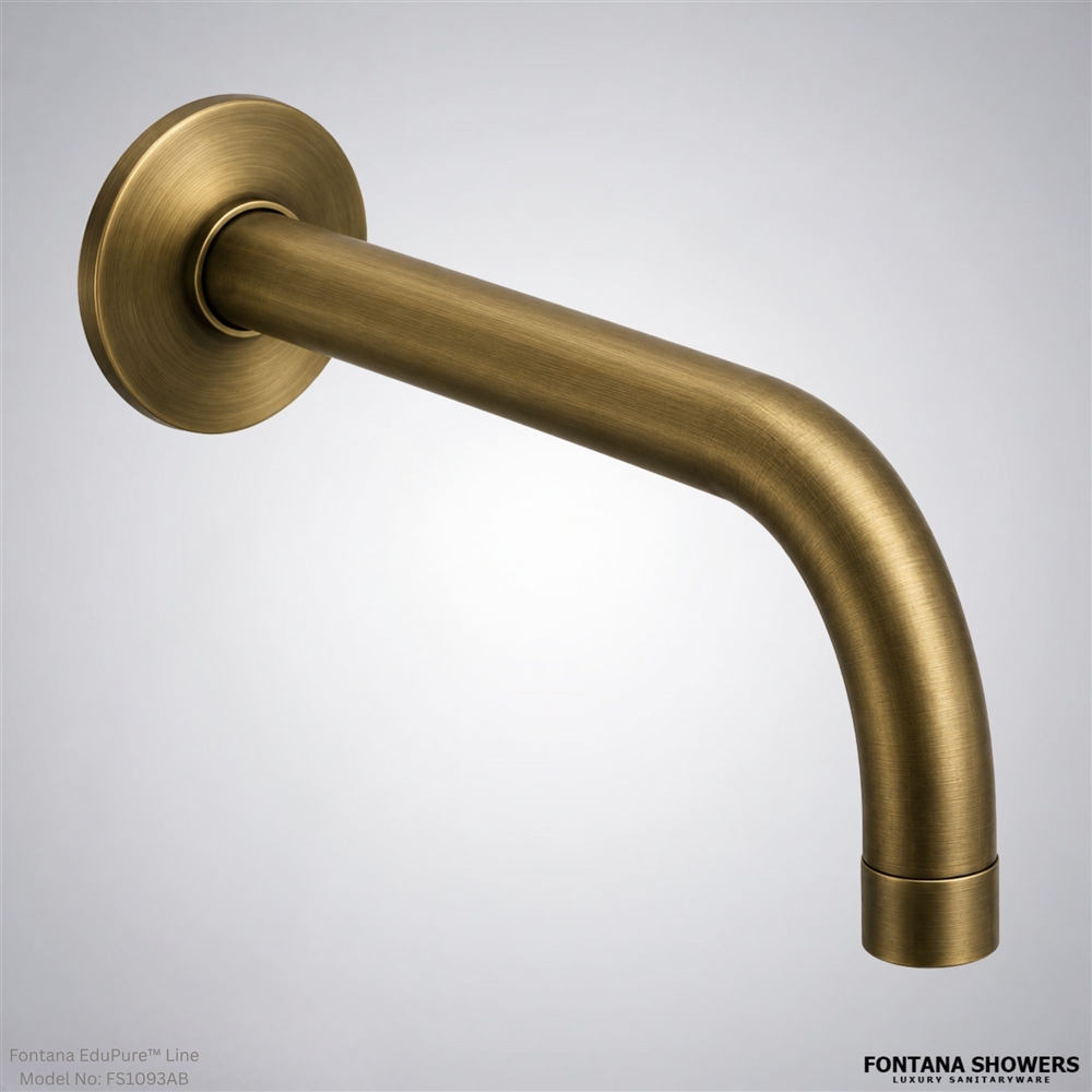 Antique brass touchless faucet