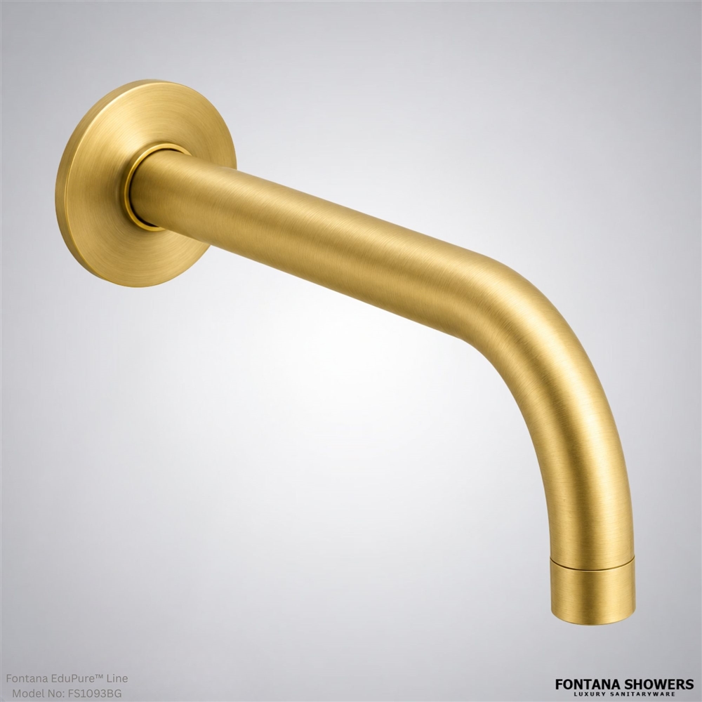 Brushed gold sensor faucet
