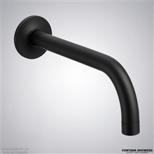 Matte black touchless faucet