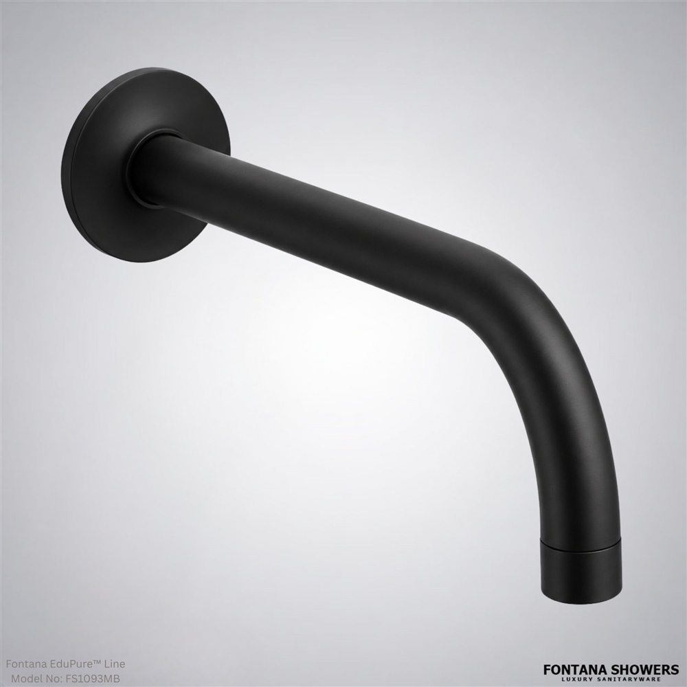Matte black touchless faucet