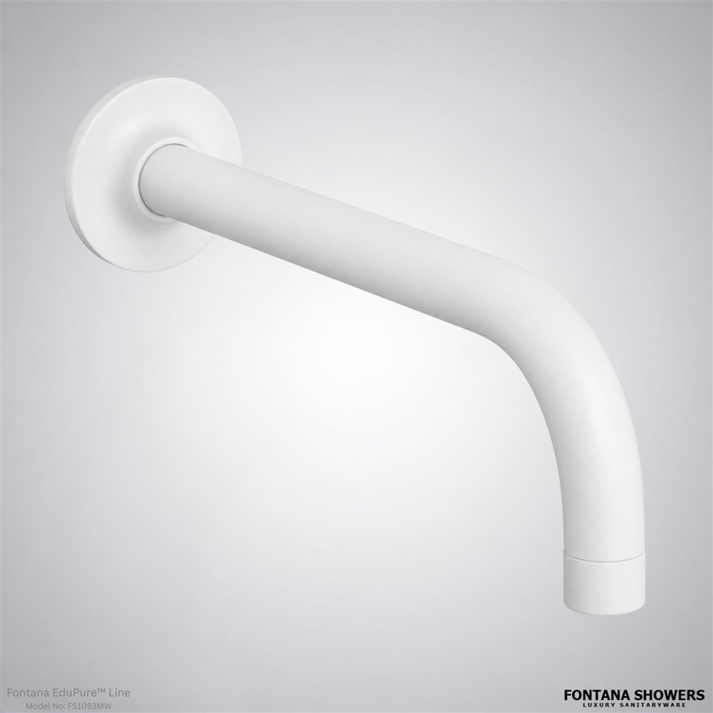 Matte white sensor faucet