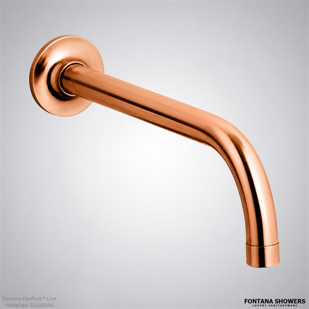 Rose gold touchless faucet