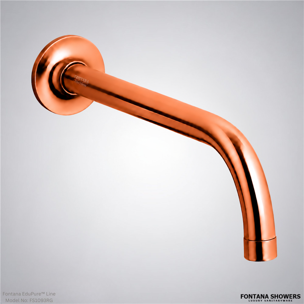 Rose gold touchless faucet