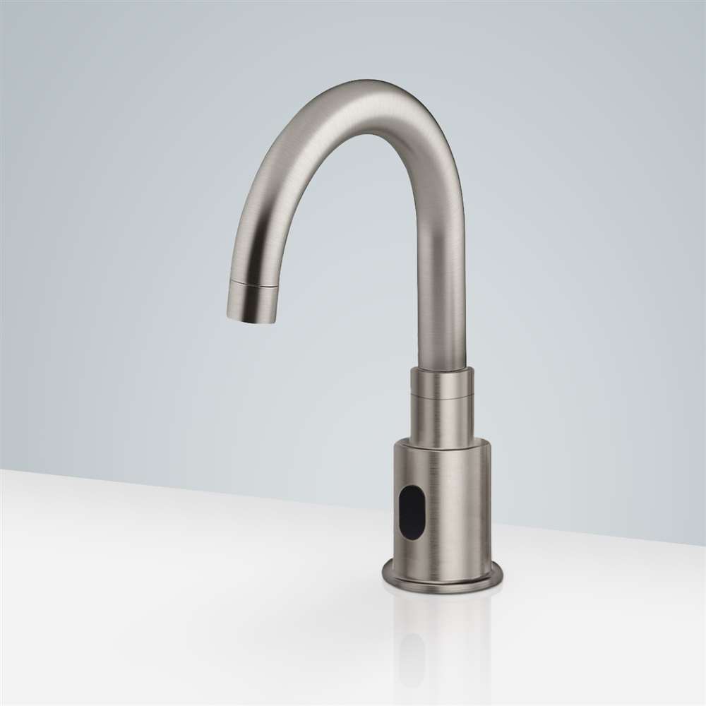 Fontana Cote Brushed Nickel Commercial Touchless Faucet