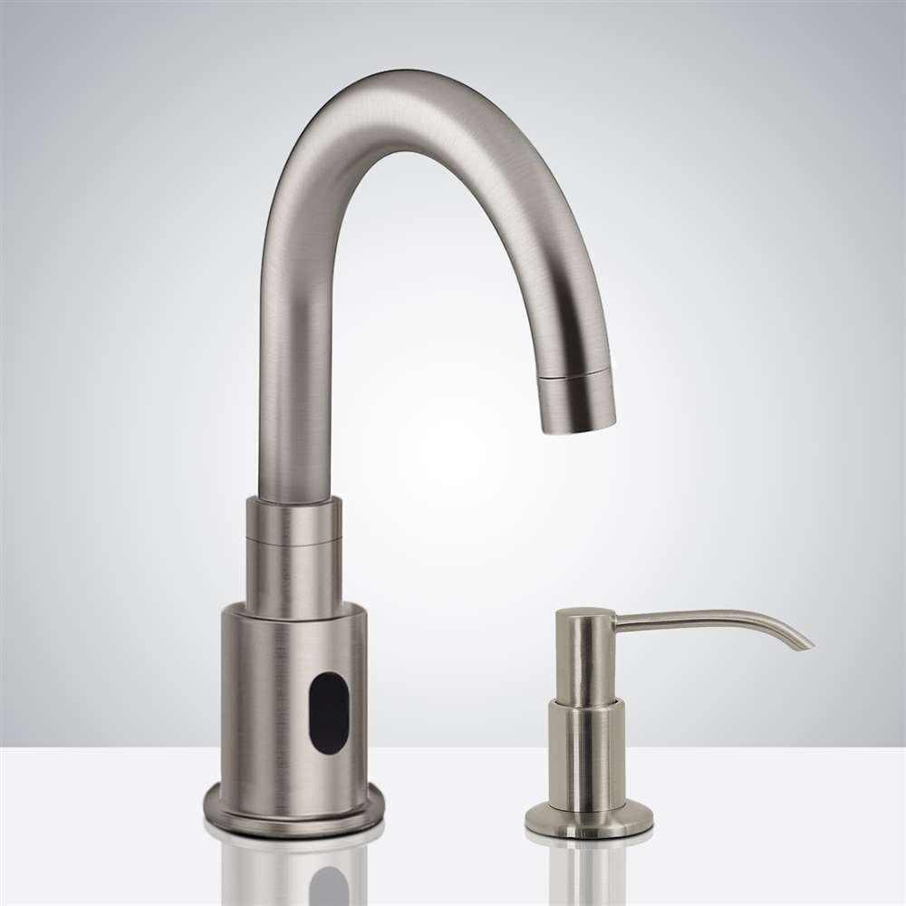Fontana Commercial Touchless Faucet Manual Soap Dispenser