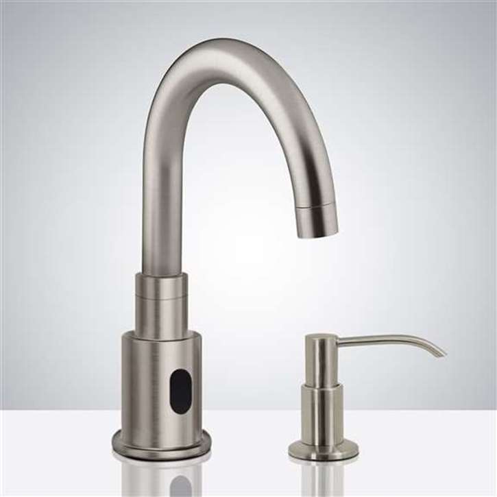 Bathroom Soap Dispenser Set Brushed Nickel
