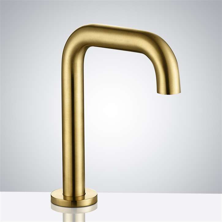 Fontana Commercial Brushed Gold Automatic Sensor Hands Free Faucet