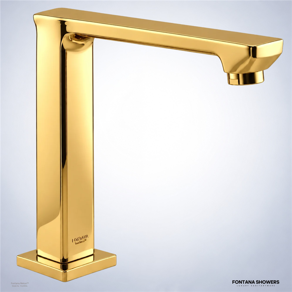 Gold commercial sensor faucet