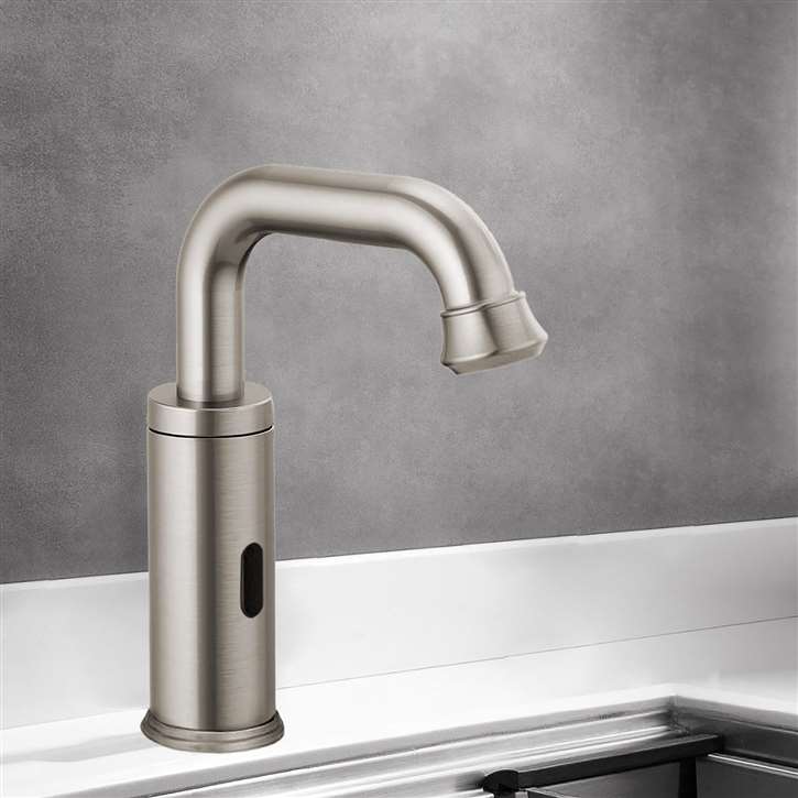 Fontana Montpellier brushed nickel commercial sensor faucet