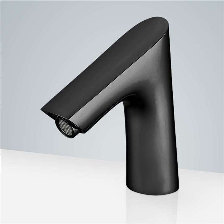 Fontana Commercial Matte Black Touchless Automatic Sensor Faucet