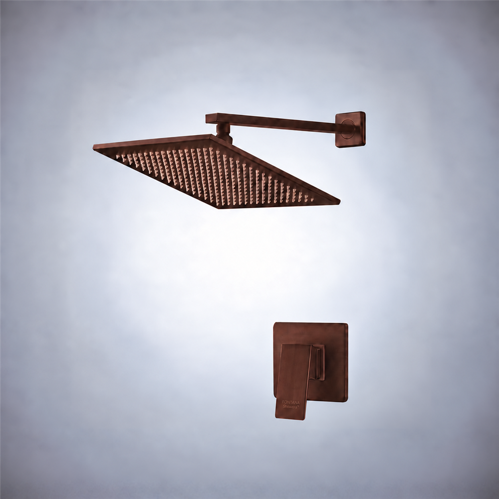 Fontana Rivera Oil Rubbed Bronze LED Rain Shower Set