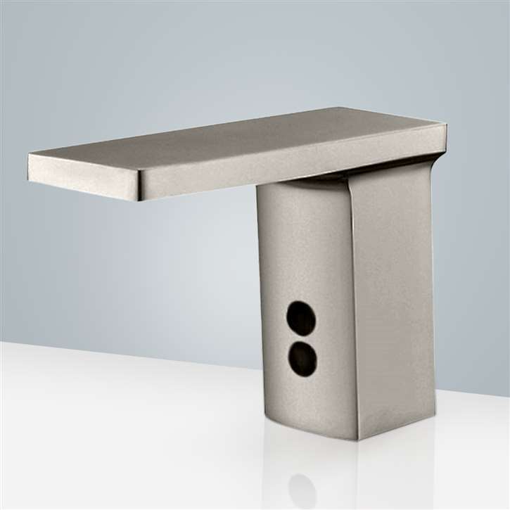 Fontana FS1100  Commercial Brushed Nickel Automatic Sensor Faucet with Super Seal Technology