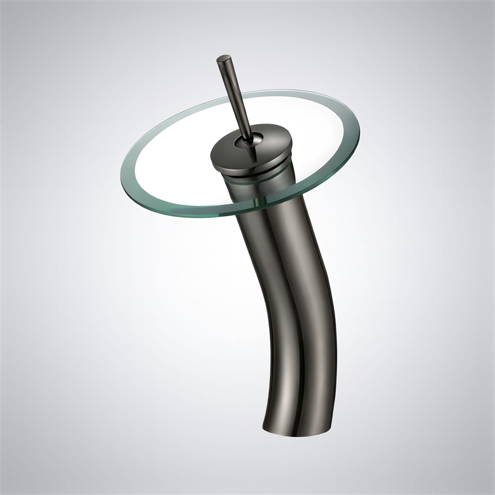 Fontana Solariâ„¢ â€“ Gun Gray Waterfall Spout