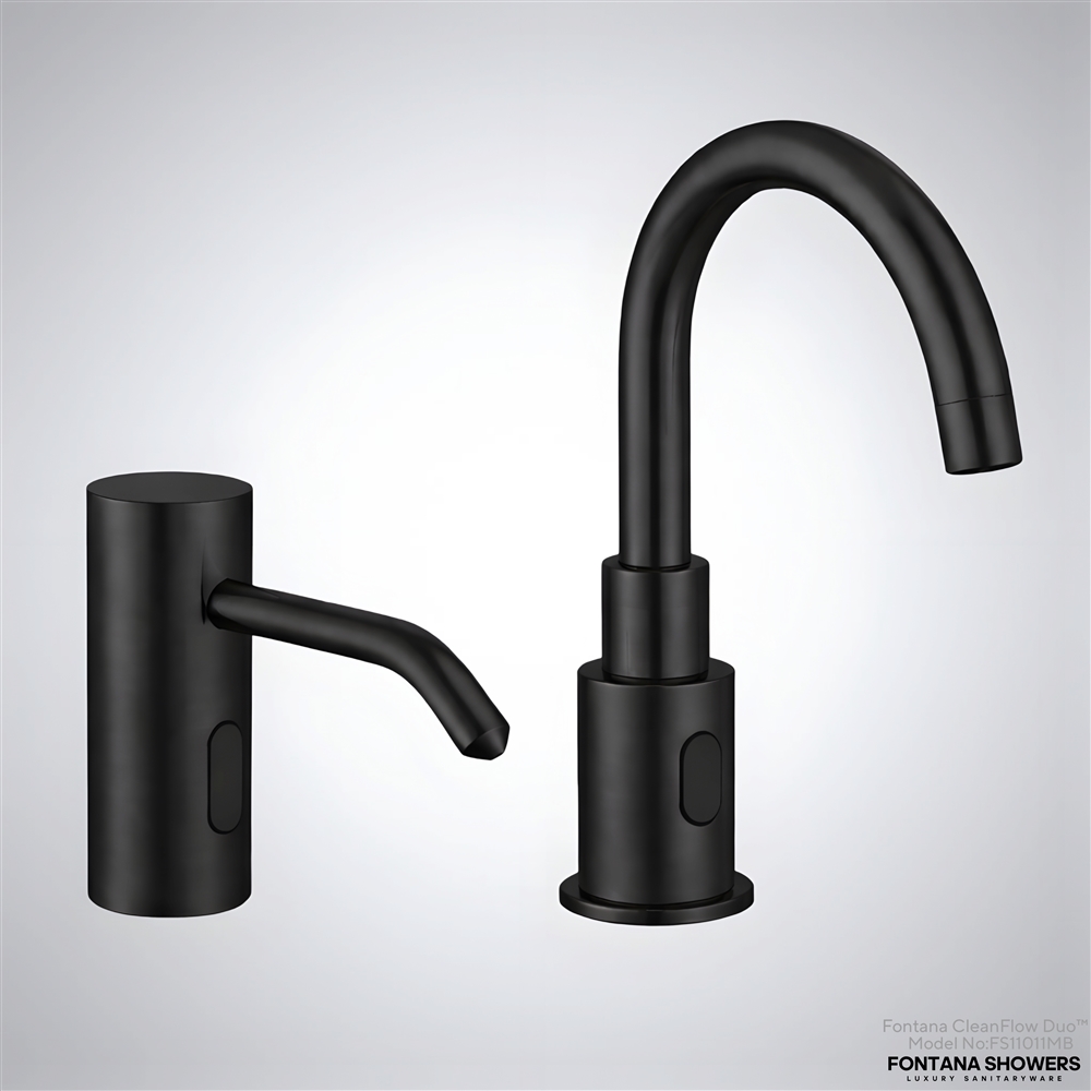 Fontana CleanFlowâ„¢ Duo Line â€“ Matte Black Modern