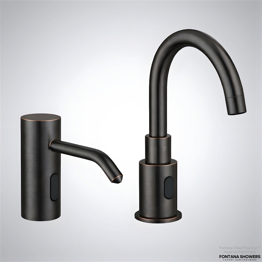 Fontana CleanFlow â„¢ Duo Line â€“ Oil Rubbed Bronze Hygiene