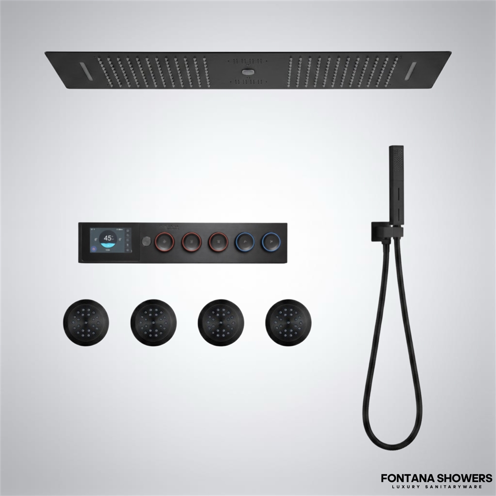 Fontana Velentiaâ„¢ â€“ Matte Black LED Digital