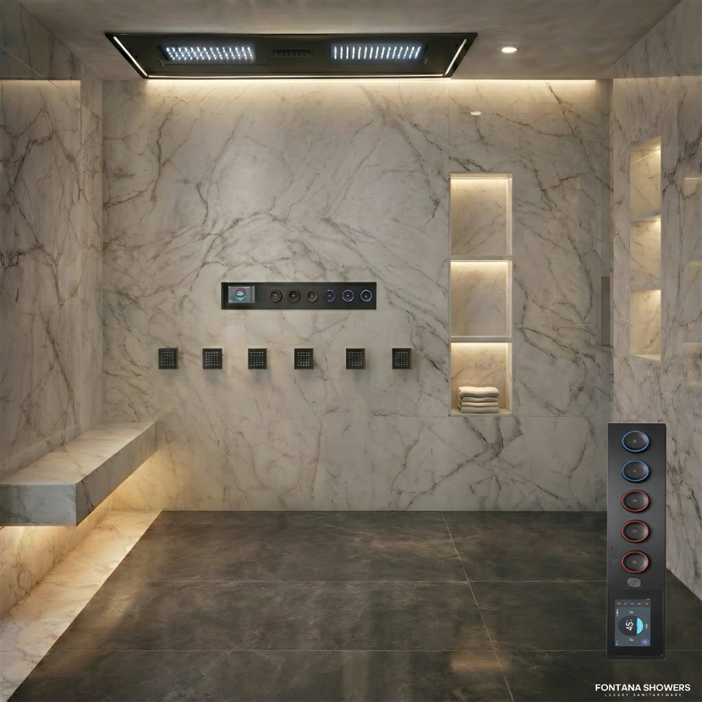 Fontana Aquastraâ„¢ â€“ Matte Black Smart Control