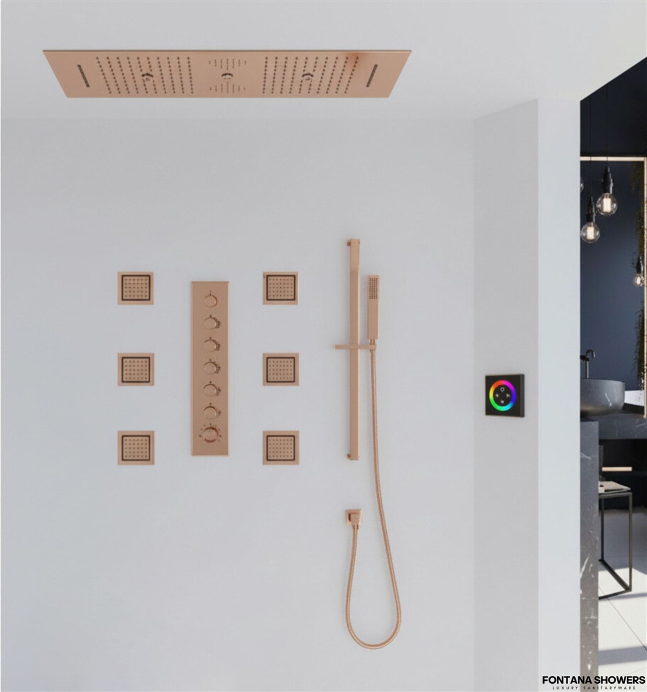 Fontana Luxeronâ„¢ â€“ Rose Gold Smart Shower