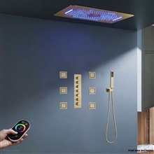 Fontana Lumithermâ„¢ â€“ Brushed Gold Cascade Luxe