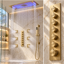 Fontana Lumitherm™ – Brushed Gold Cascade Luxe