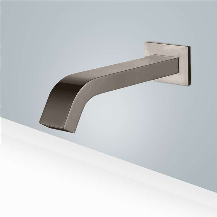 Wall Mount Brushed Nickel Automatic Commercial Sensor Faucet