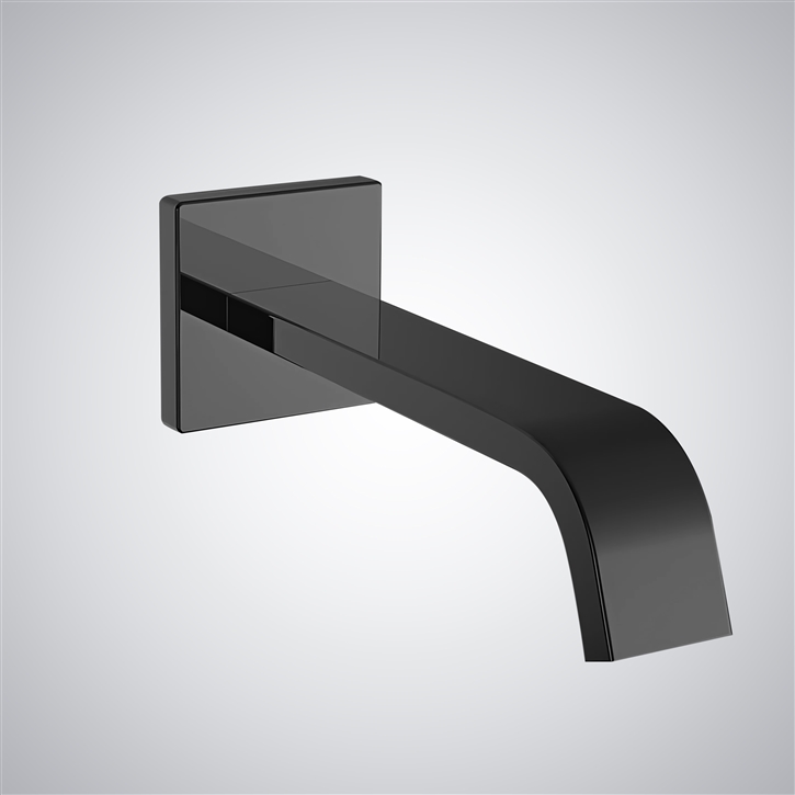 Fontana Commercial Automatic Wall Mount Matte Black Sensor Bathroom Faucet
