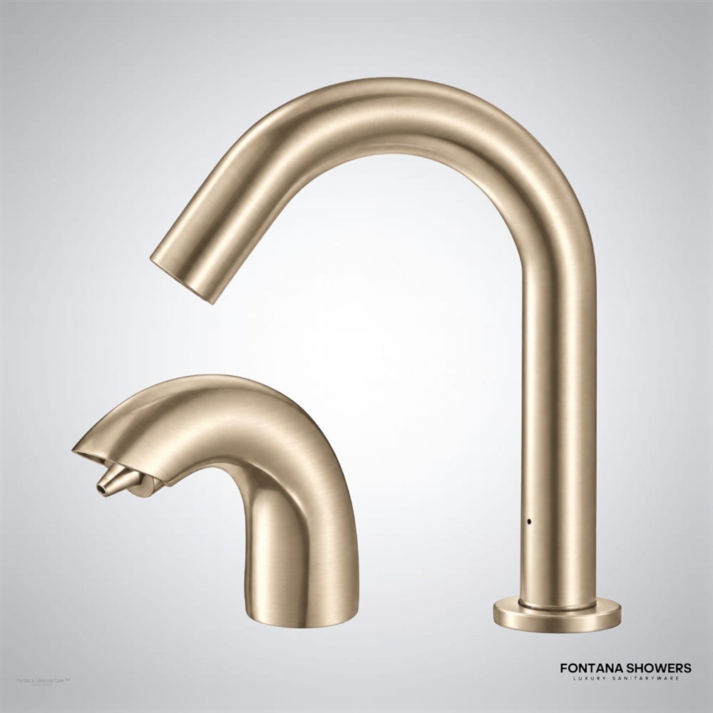 Champagne touchless faucet dispenser