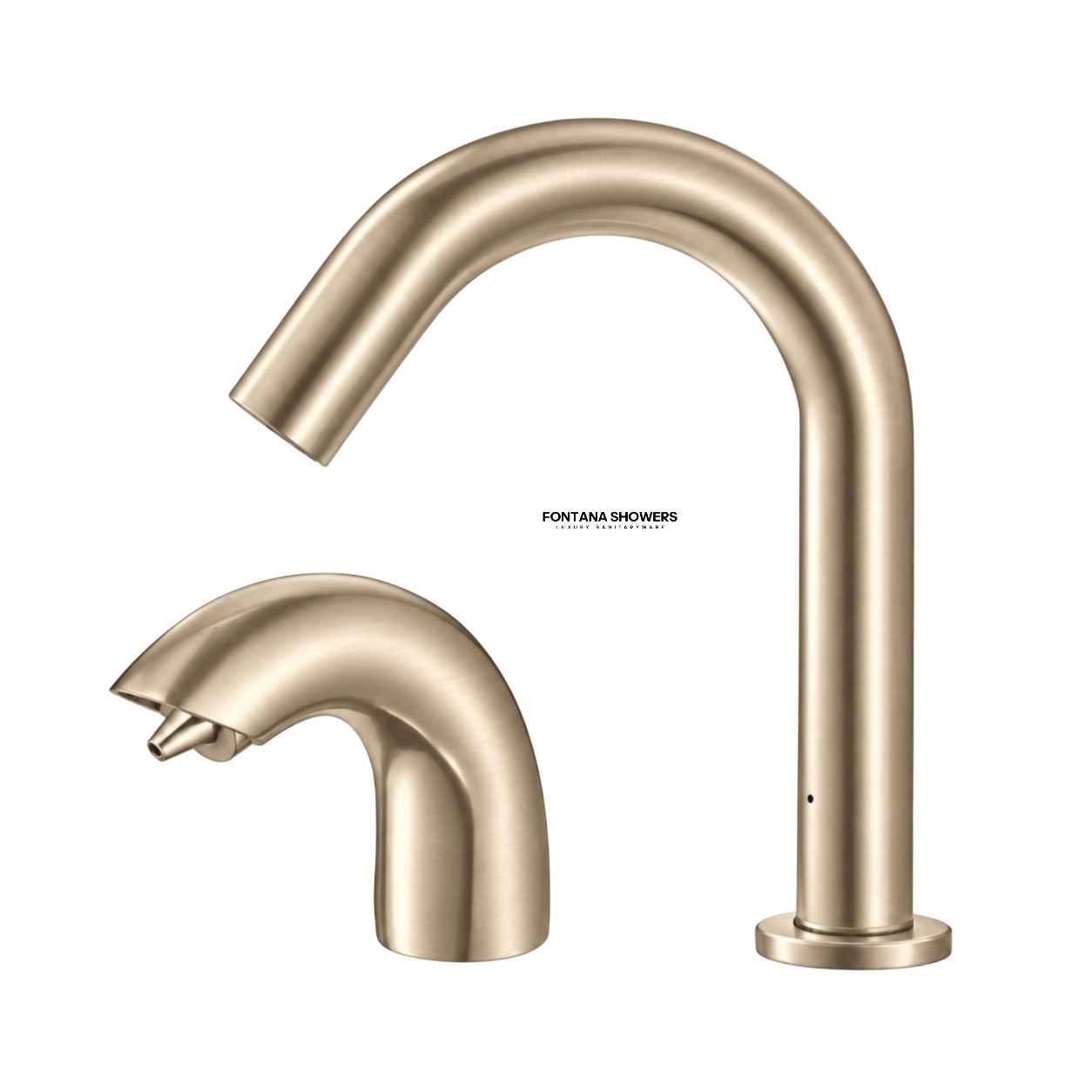 Wall Mount Commercial Automatic Soap Dispenser In Brushed Gold